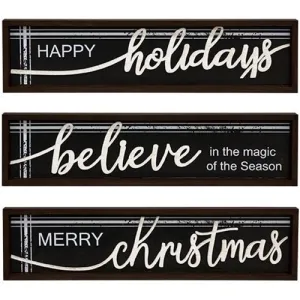 *Christmas Frame Black & White 3 Asstd.