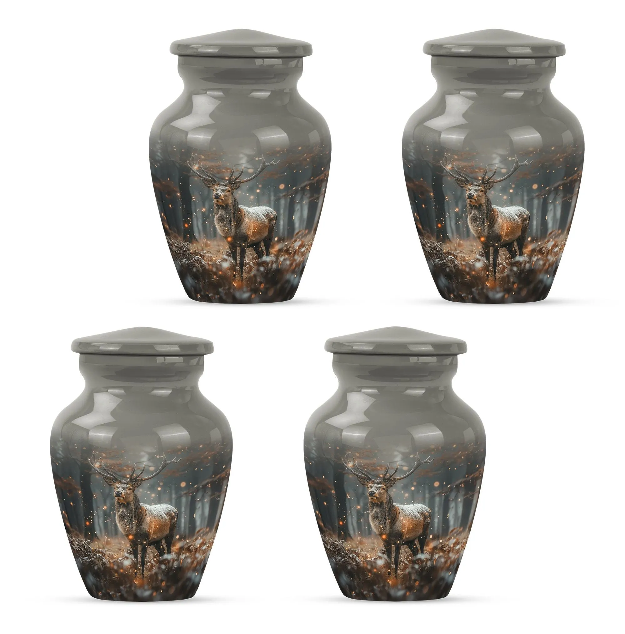 Classic Deer Urn: Memorial Cremation with Personalized