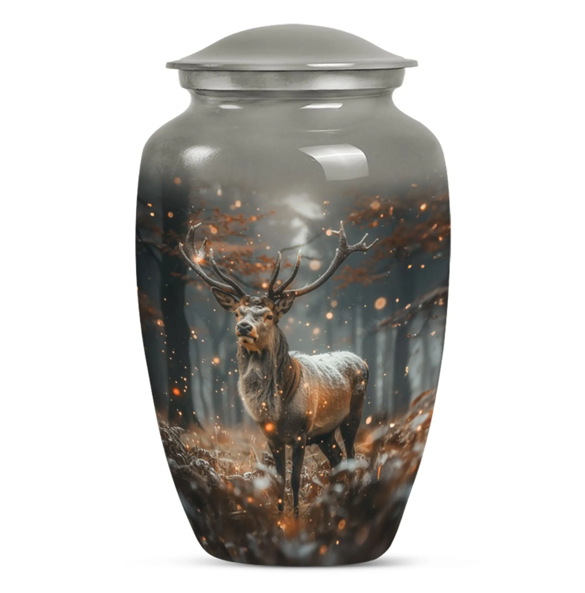 Classic Deer Urn: Memorial Cremation with Personalized