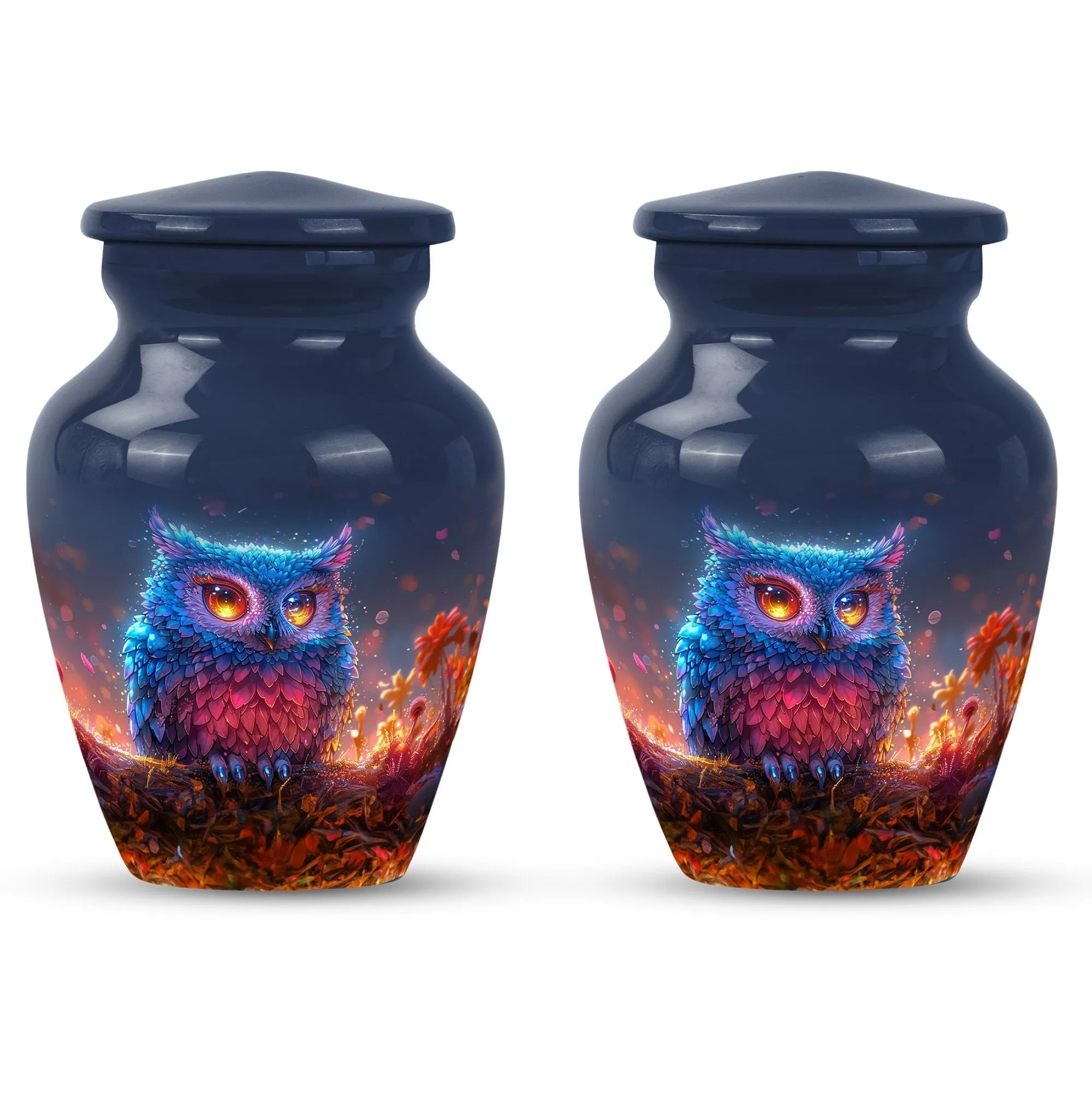 Classic Owl Ornamental Keepsake - Cremation Urn for Adults