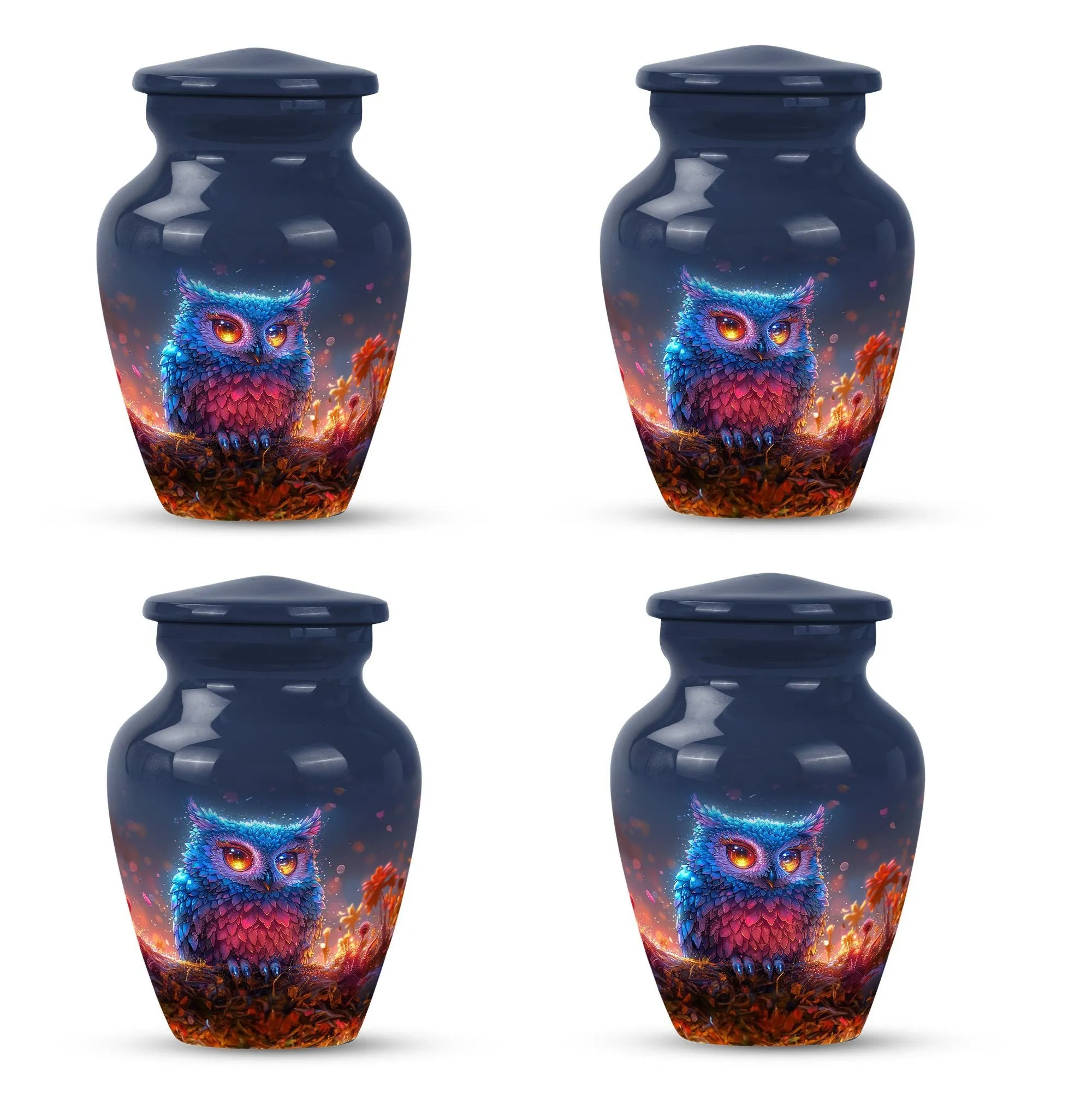 Classic Owl Ornamental Keepsake - Cremation Urn for Adults