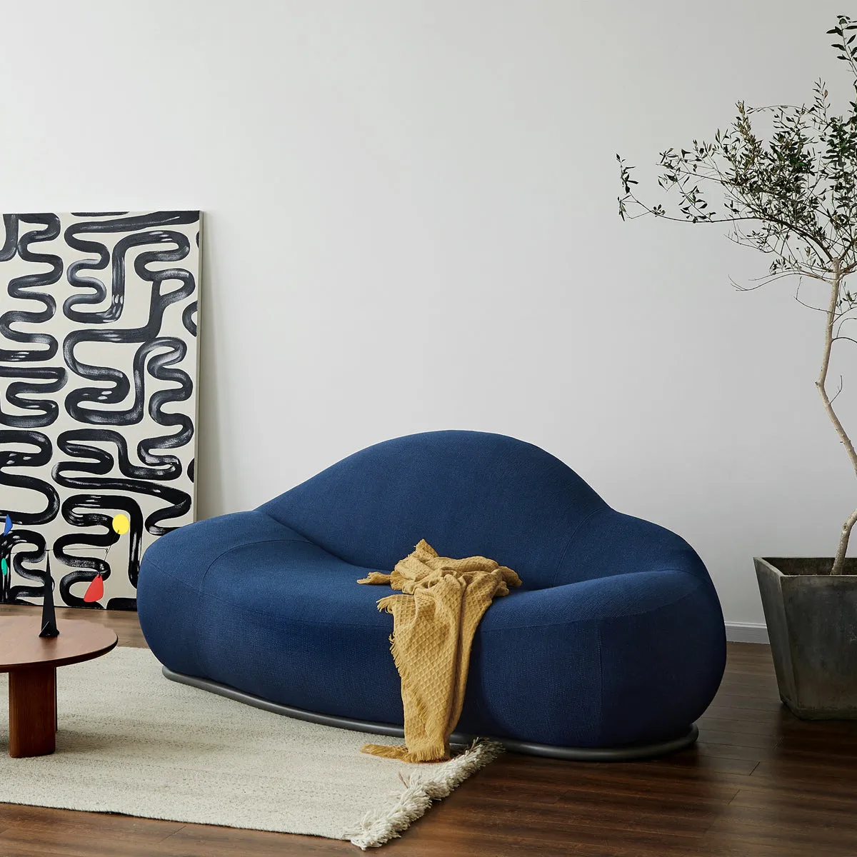 Cloud 2 Seater Sofa - Novatex Navy
