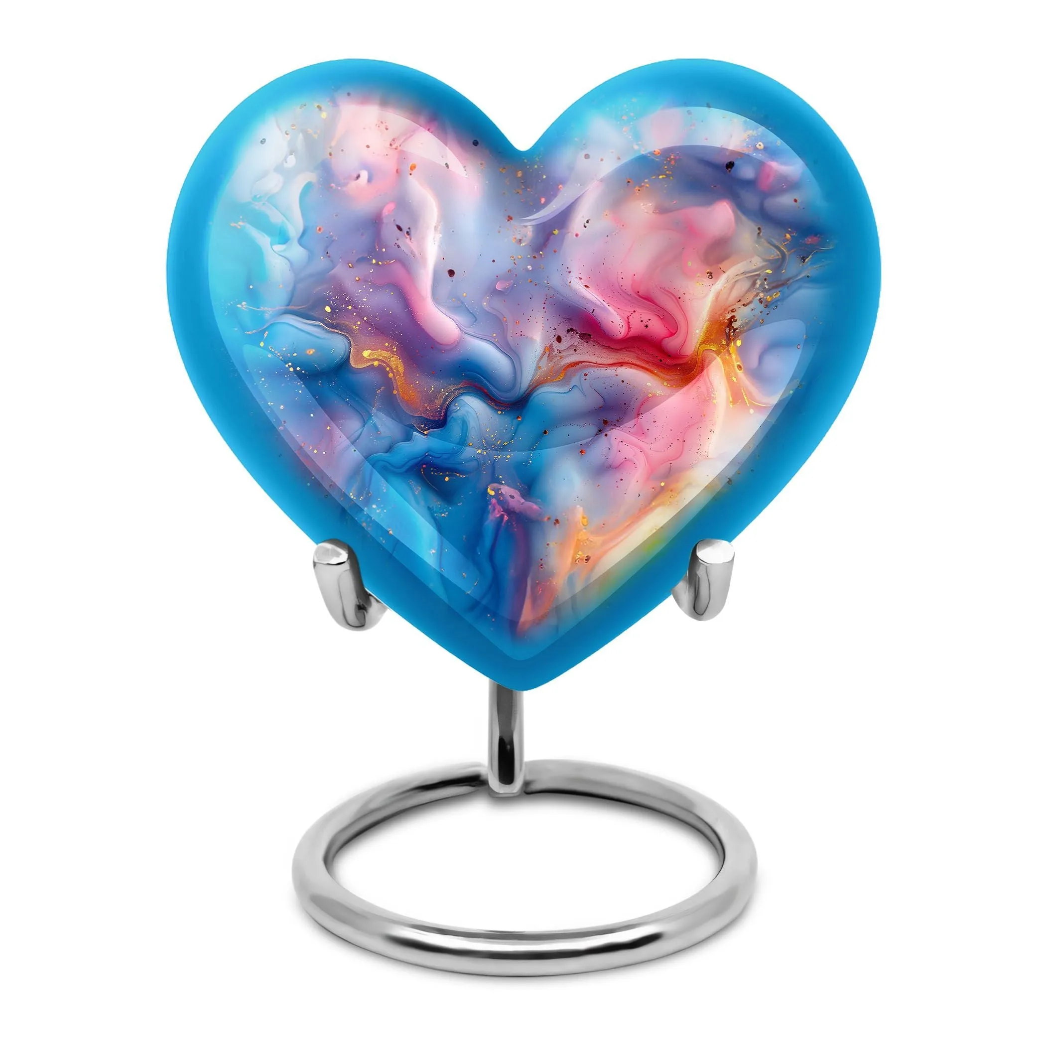Colourful Swirl Urn - Adornment for Dignified Memorial