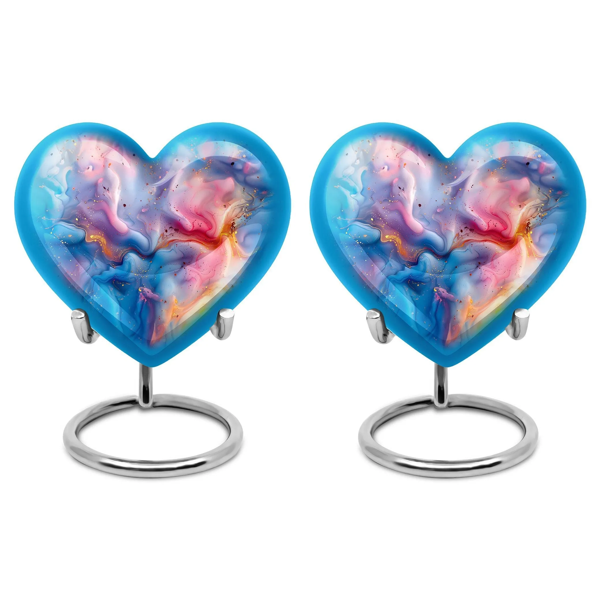 Colourful Swirl Urn - Adornment for Dignified Memorial