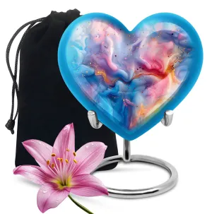 Colourful Swirl Urn - Adornment for Dignified Memorial