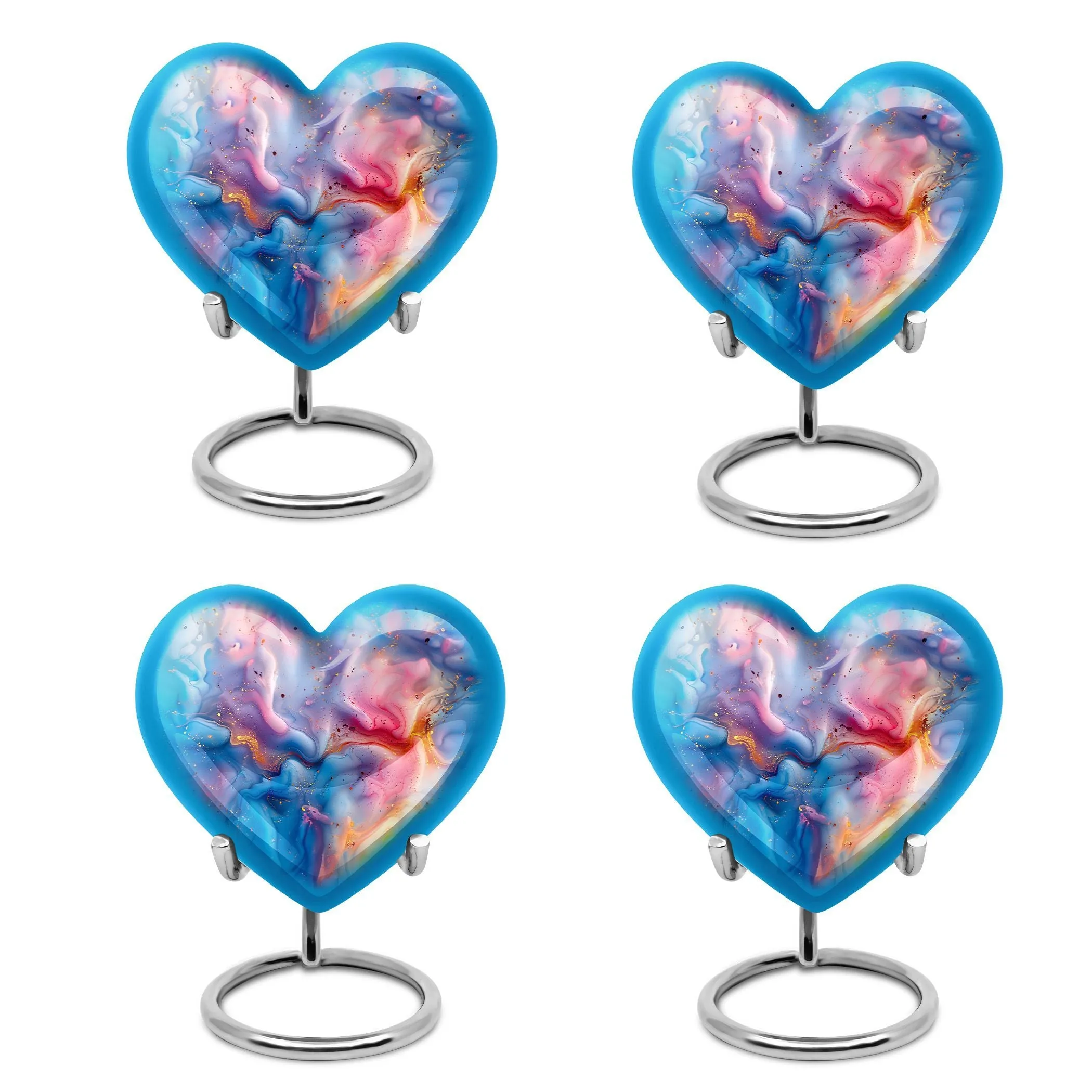 Colourful Swirl Urn - Adornment for Dignified Memorial