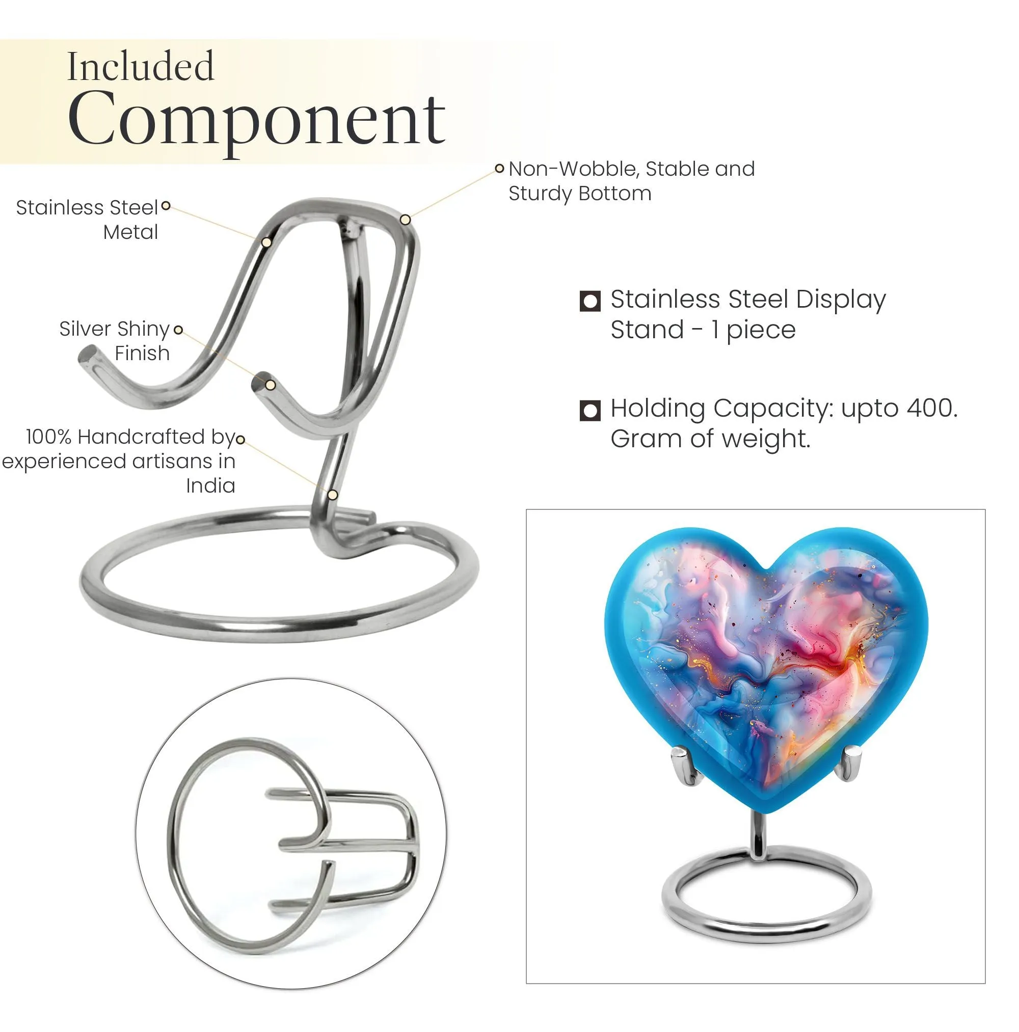 Colourful Swirl Urn - Adornment for Dignified Memorial