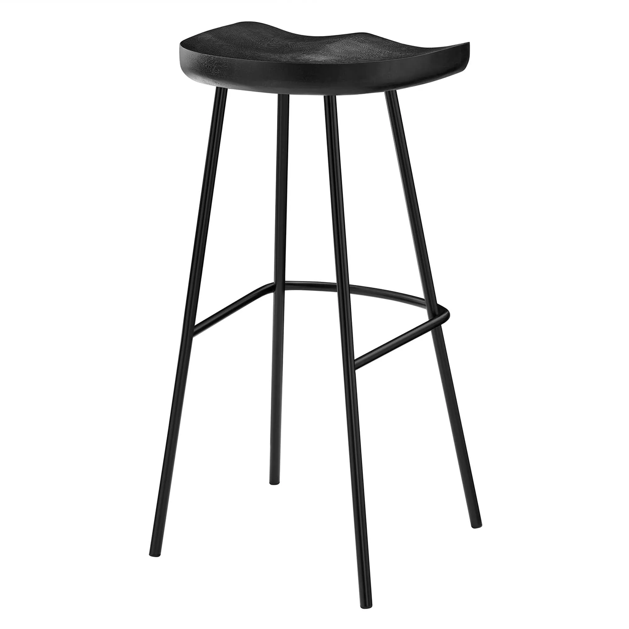 Concord Backless Wood Bar Stools - Set of 2 by Modway