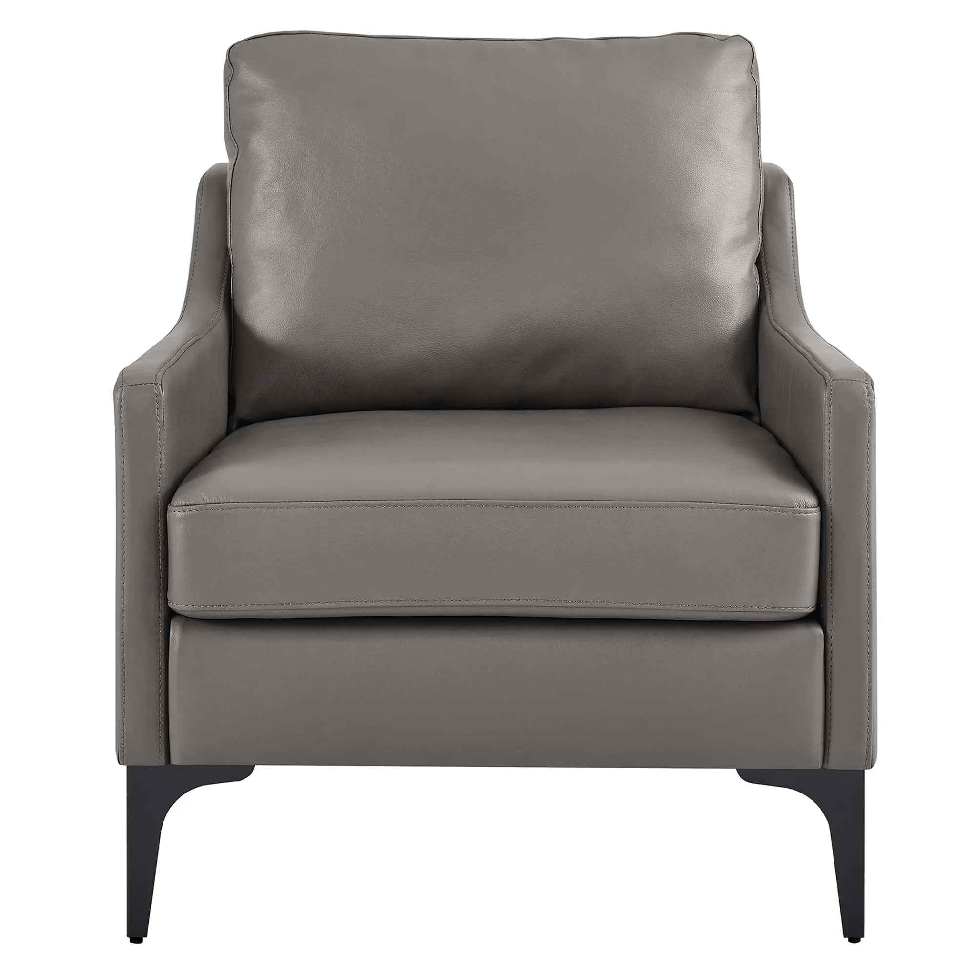 Corland Leather Armchair by Modway