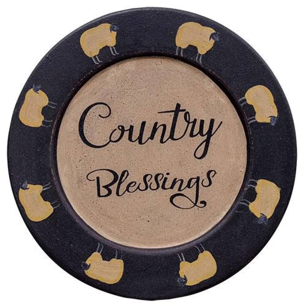 *Country Blessings Sheep Plate