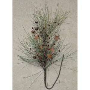 *Country Needle Pine Spray 28"