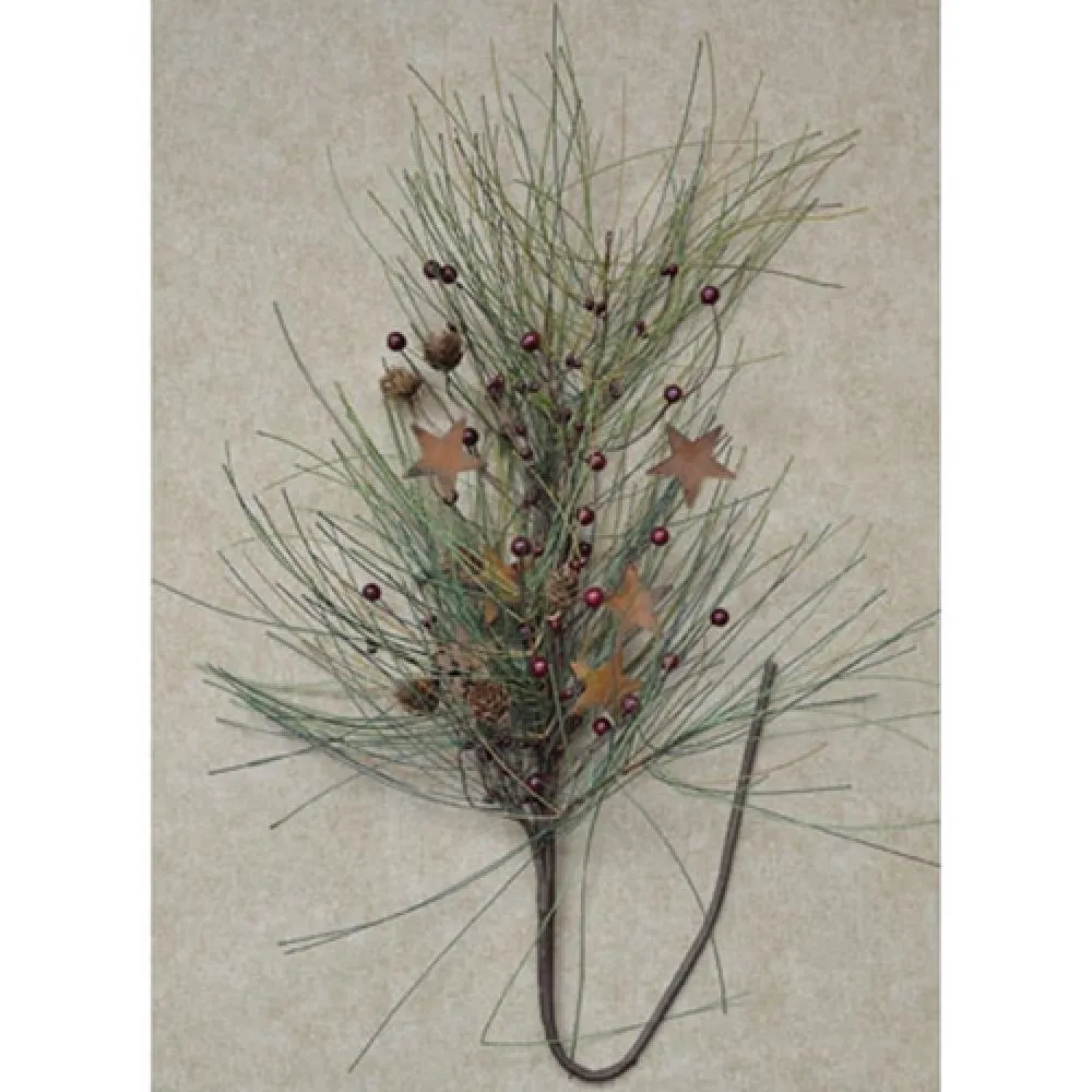 *Country Needle Pine Spray 28"