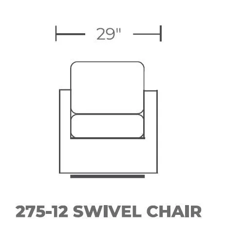 Crestview Swivel Arm Chair