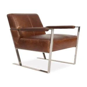 Darby Leather Chair COGNAC
