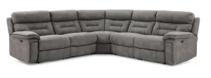 Dawson 5-Piece Power Reclining Sectional - Graphite