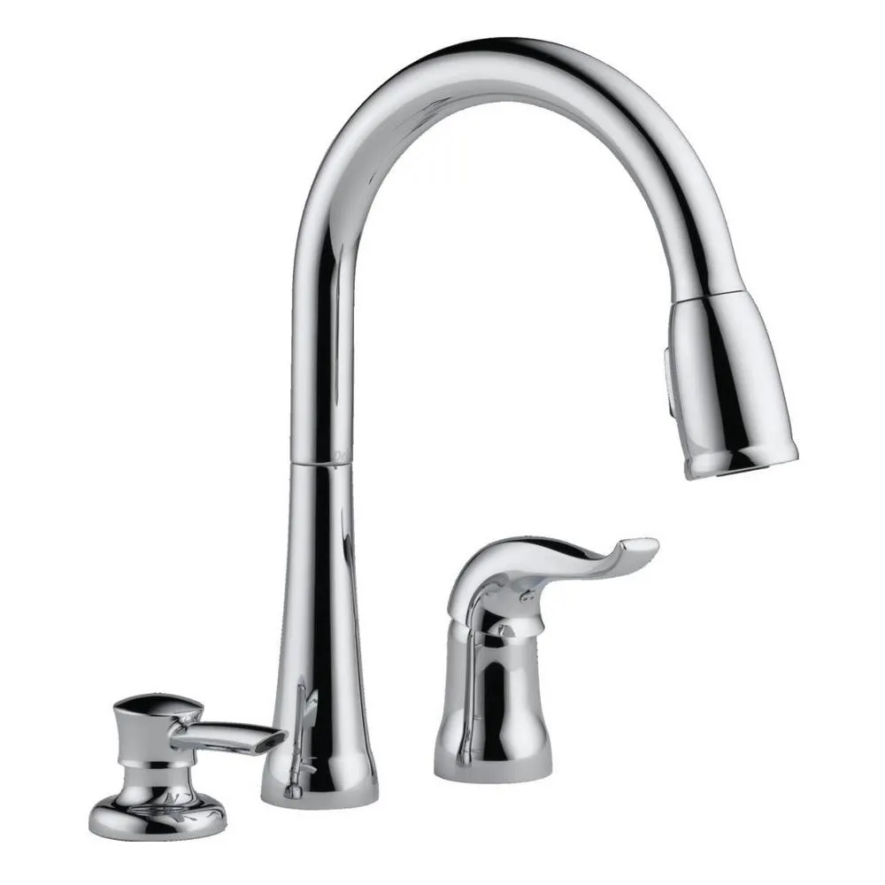 Delta 16970-SD-DST Kate Single-Handle Pull-Down Sprayer Kitchen Faucet - Chrome