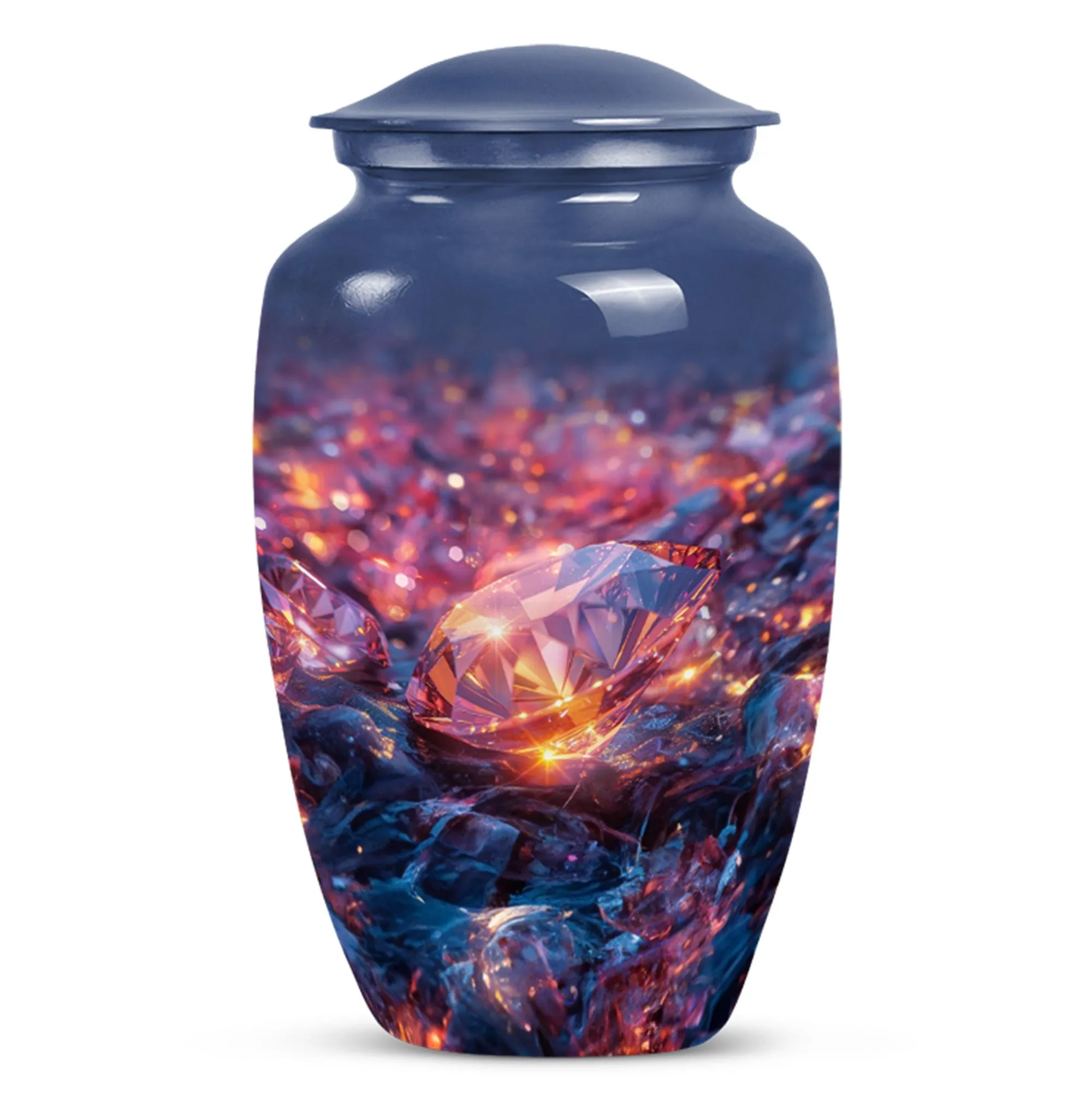 Diamond Custom Urn for Human Ashes Cherished Memorials