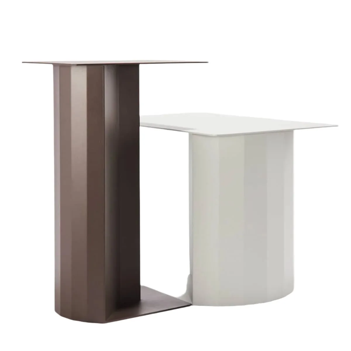 Doric Side Table Small - Light Grey