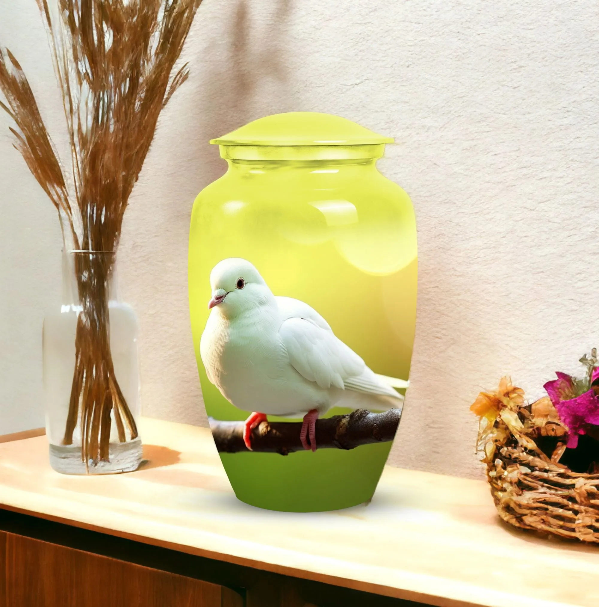 Dove Cremation Remembrance - Contemporary Ash Holder