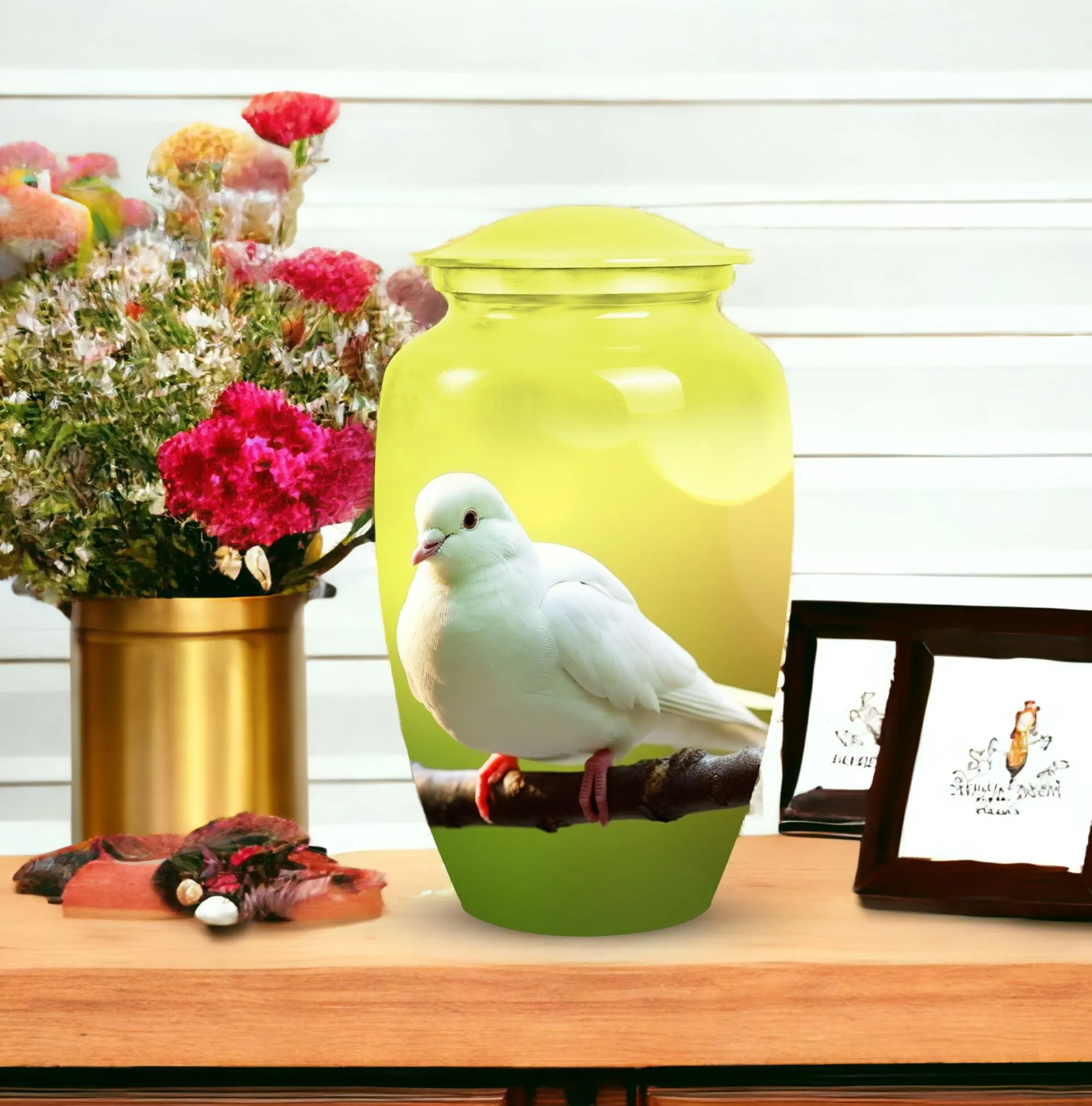 Dove Cremation Remembrance - Contemporary Ash Holder