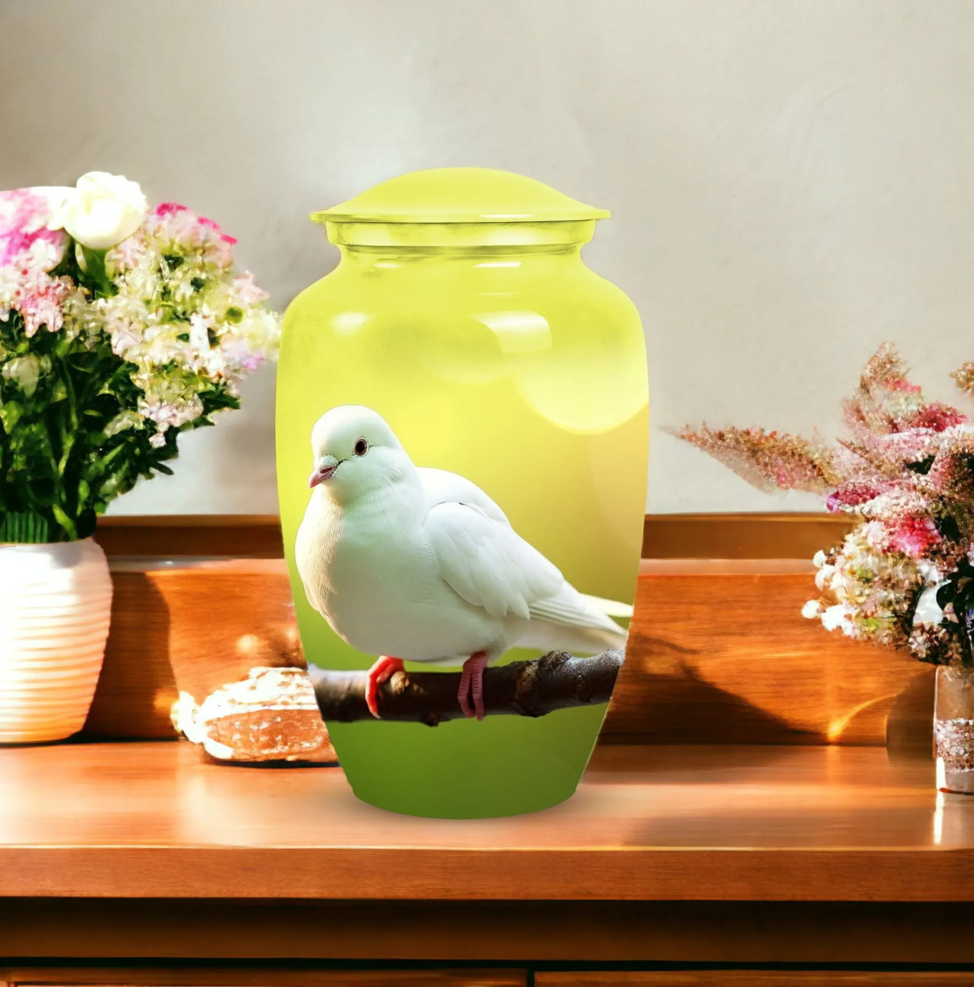 Dove Cremation Remembrance - Contemporary Ash Holder