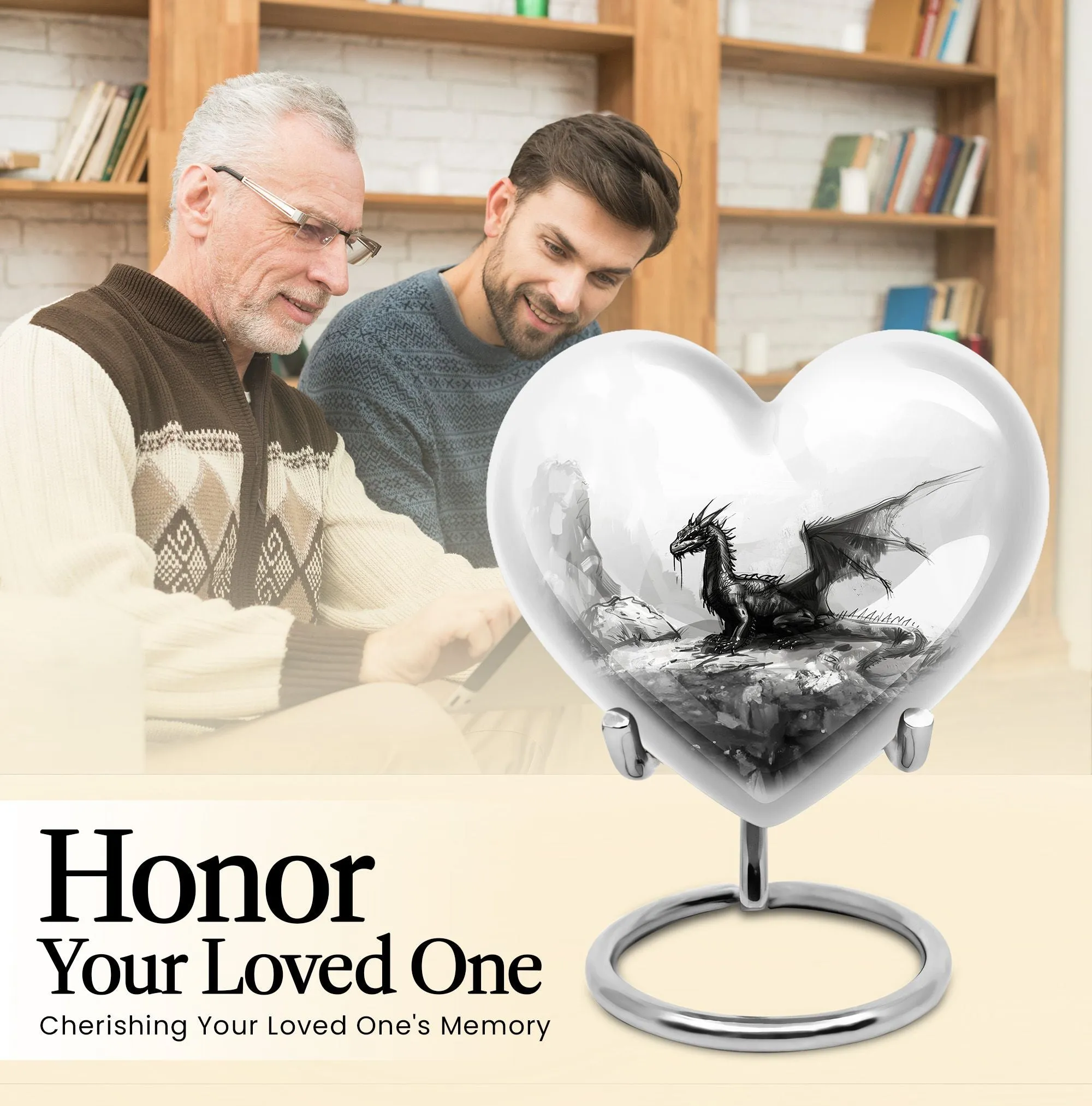 Dragon Themed Cremation Memorabilia - Tranquil Remembrance
