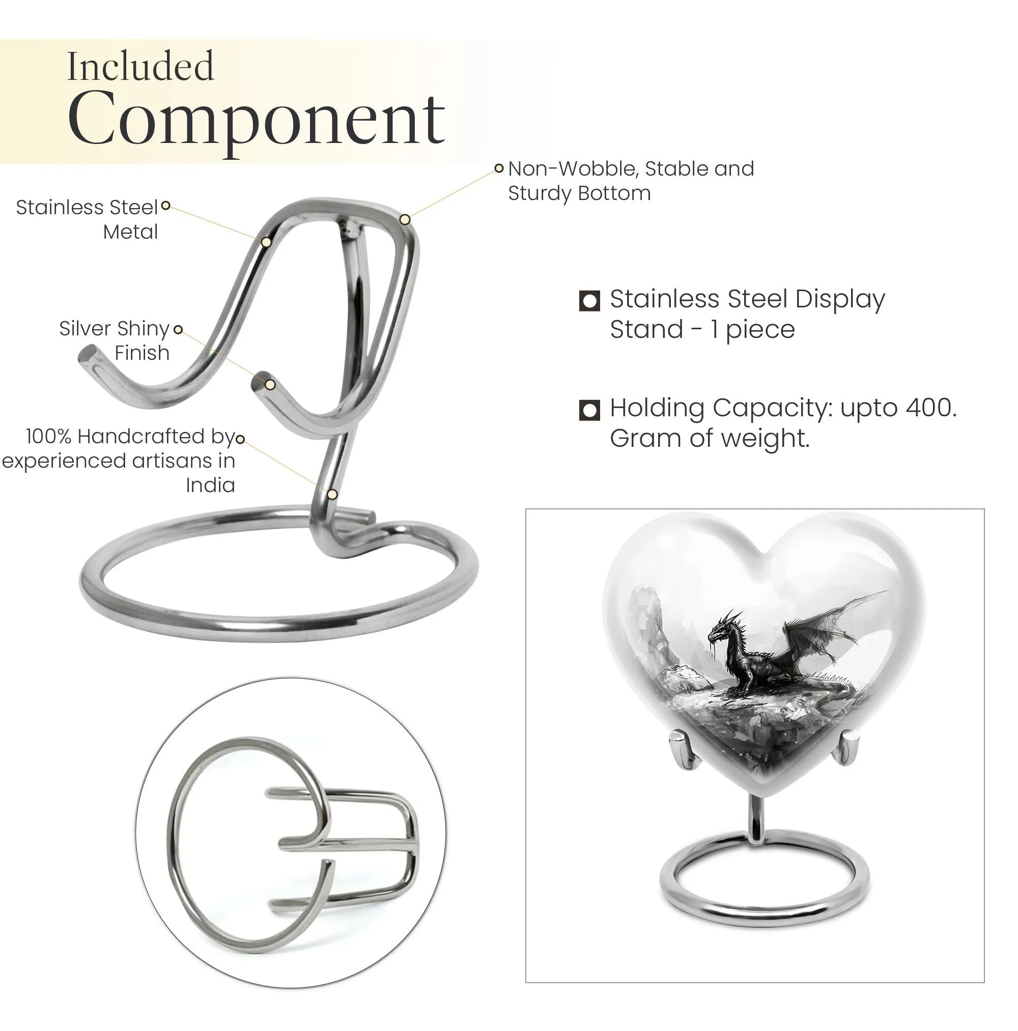 Dragon Themed Cremation Memorabilia - Tranquil Remembrance