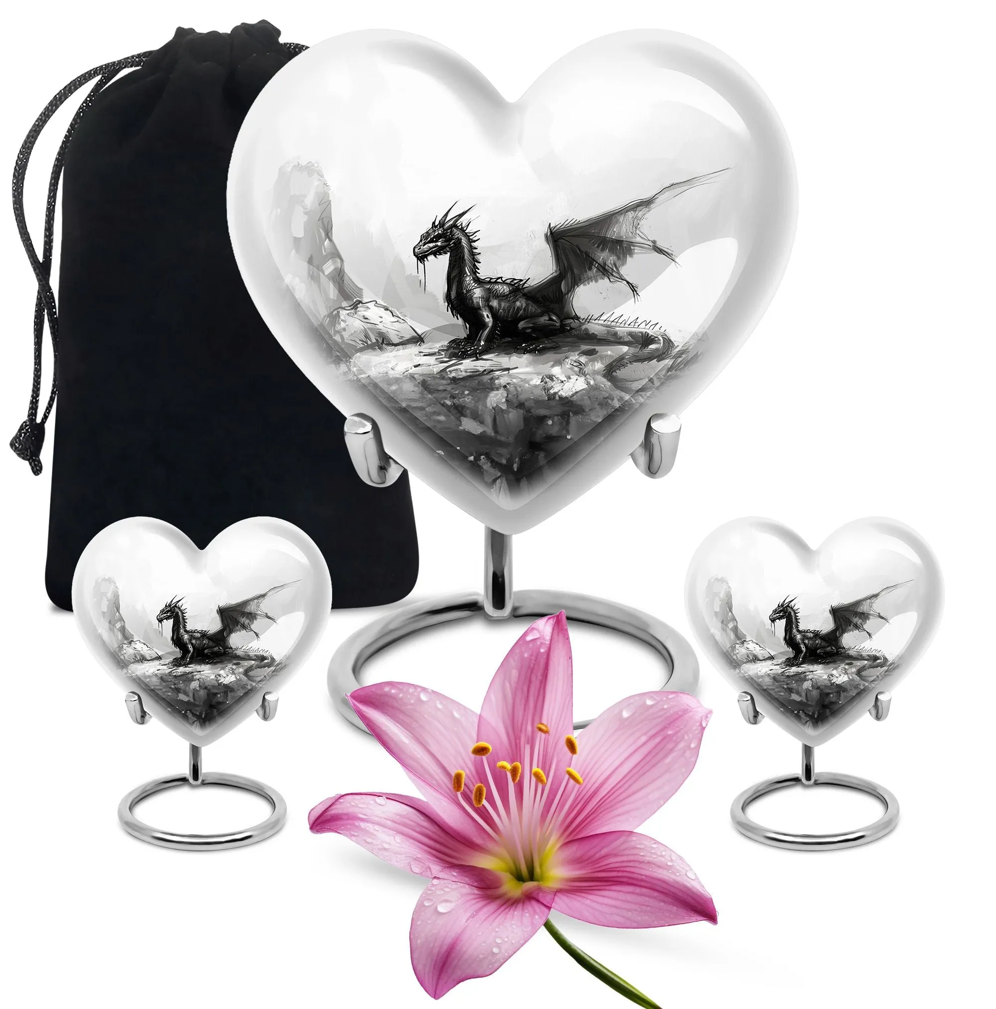 Dragon Themed Cremation Memorabilia - Tranquil Remembrance