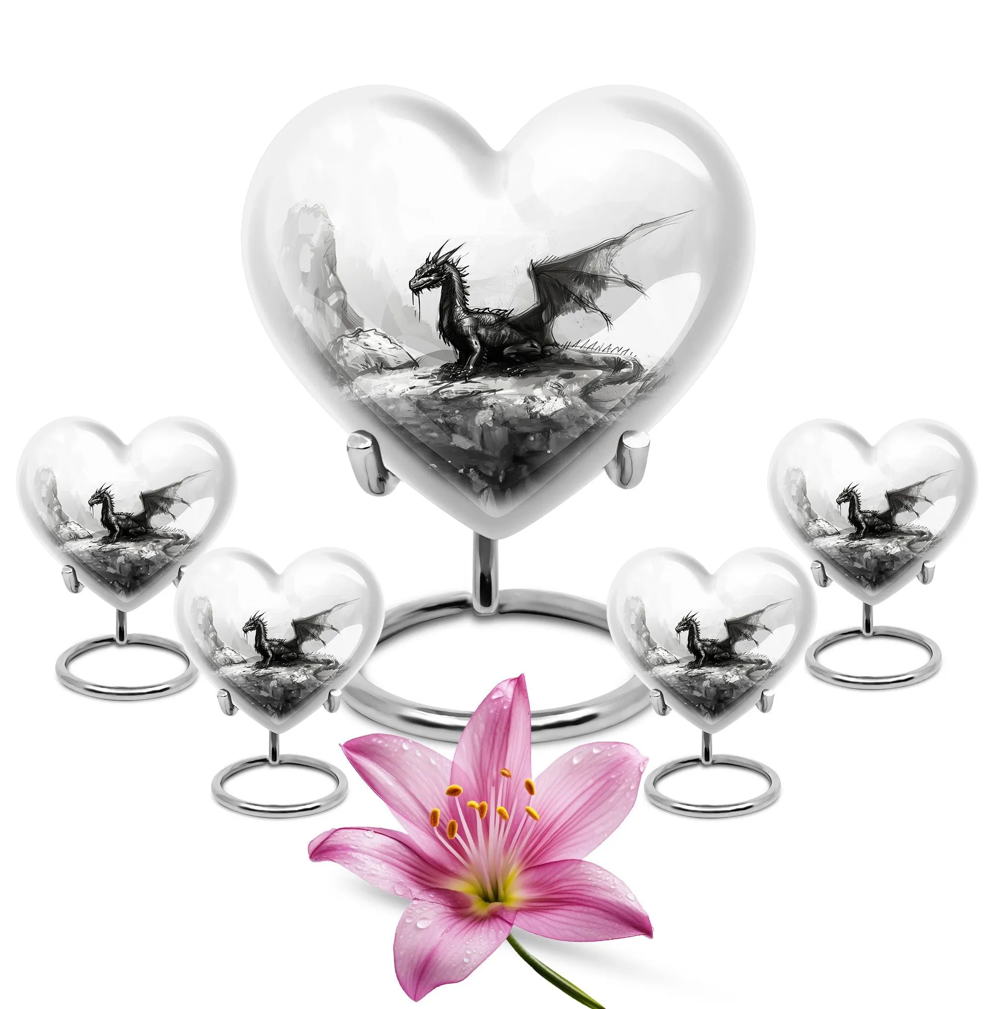 Dragon Themed Cremation Memorabilia - Tranquil Remembrance