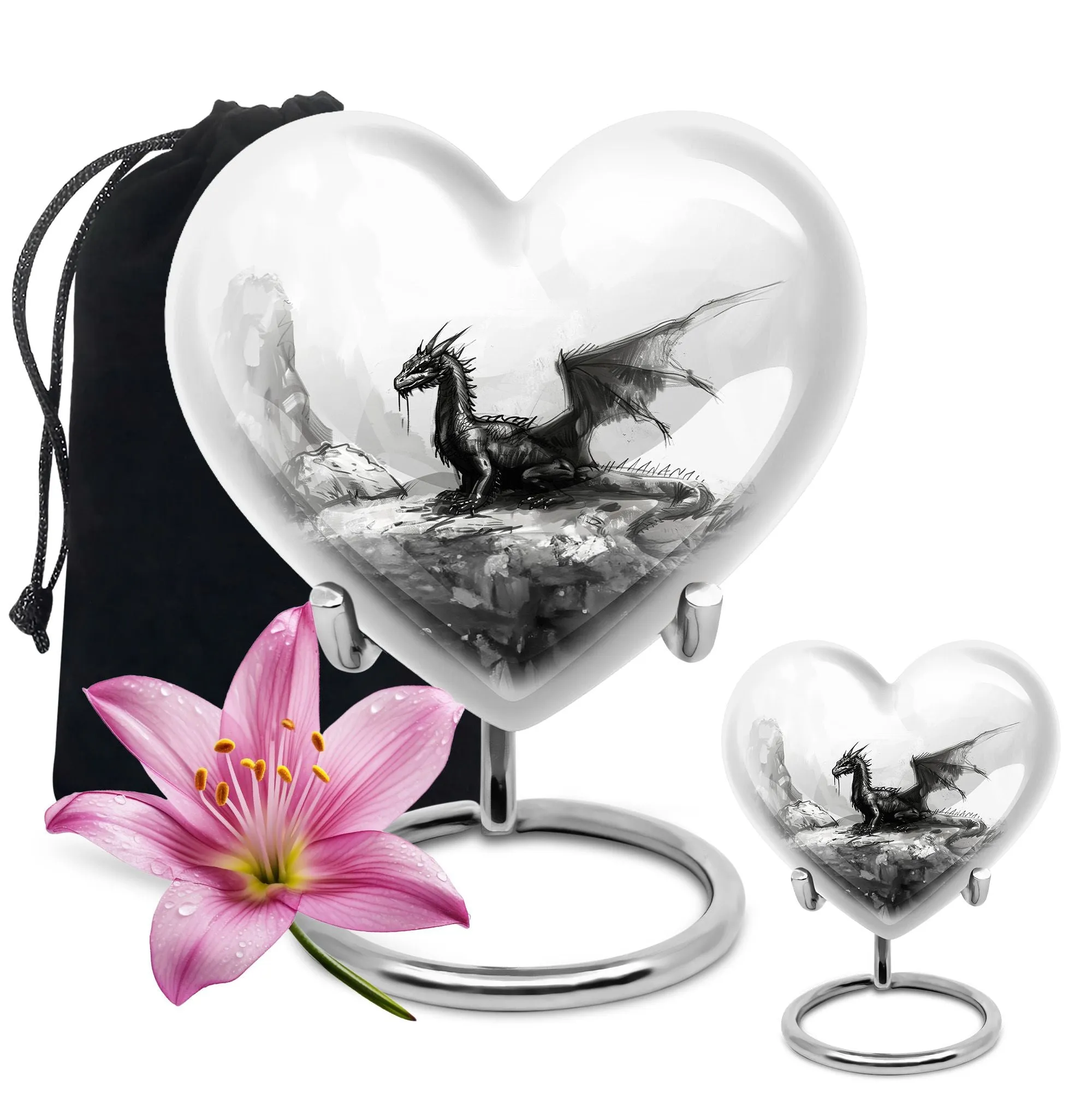 Dragon Themed Cremation Memorabilia - Tranquil Remembrance
