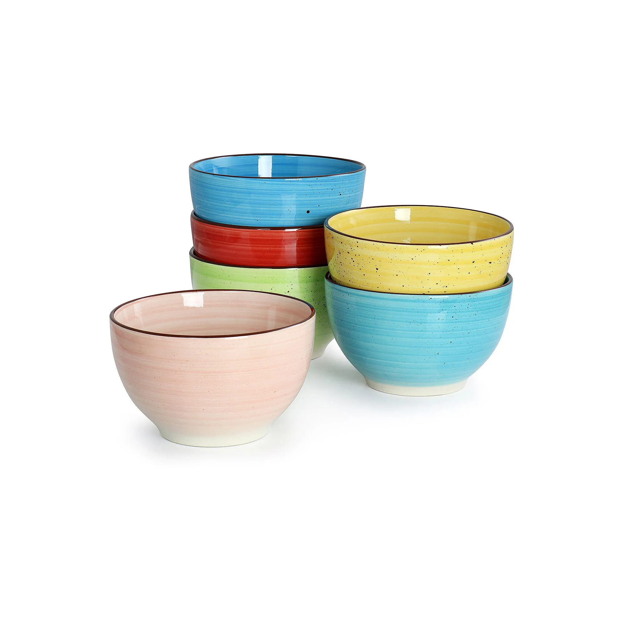 Elama 18-Pc. Stoneware Dinnerware Set 975120116M - MULTI ONE SIZE