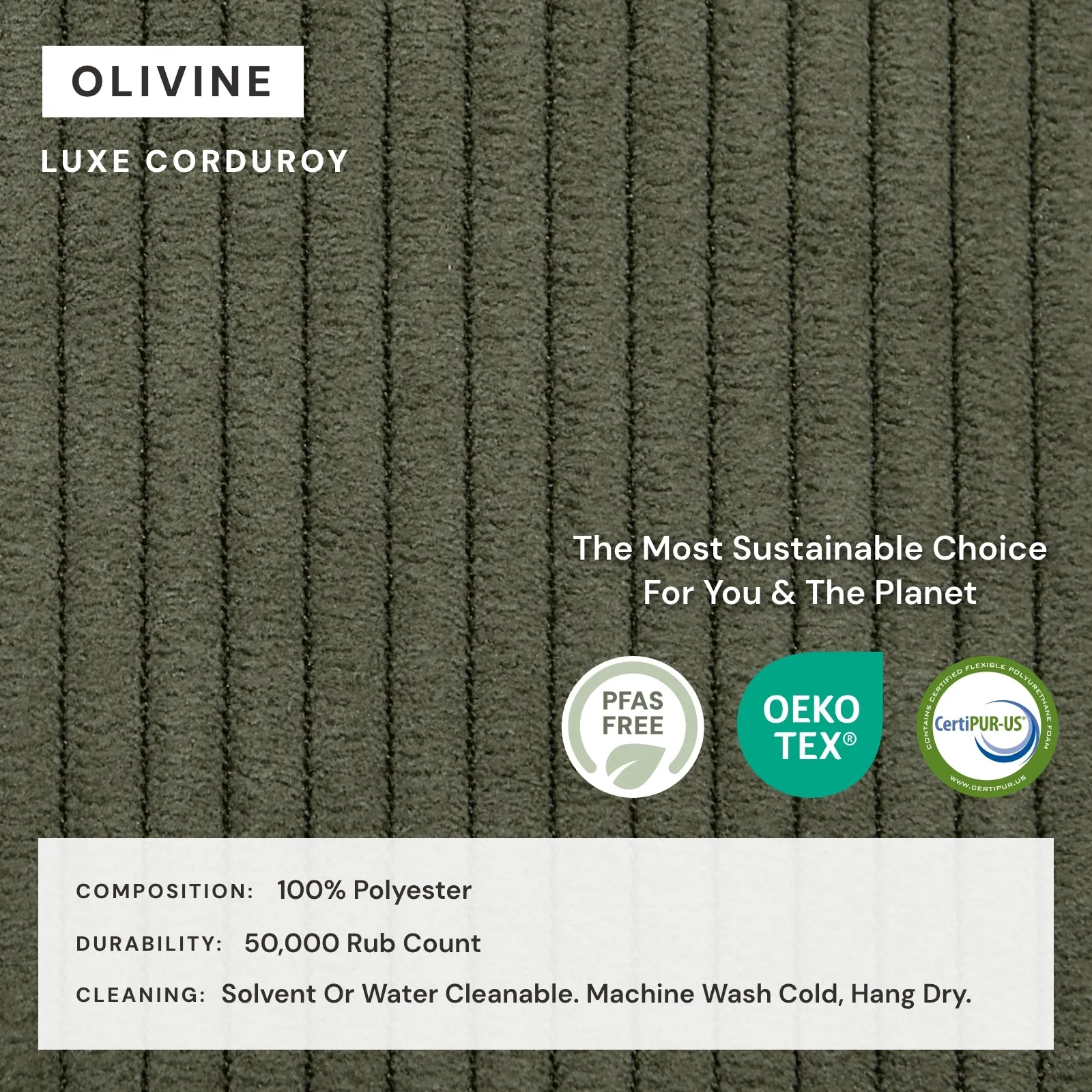 Elevate Comfort Layer for 8-Seater U-Sectional in Olivine