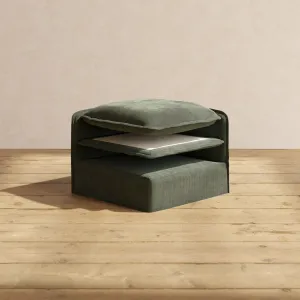 Elevate Comfort Layer for 9-Seater Open-Ends U-Sectional   Bench Ottoman in Olivine