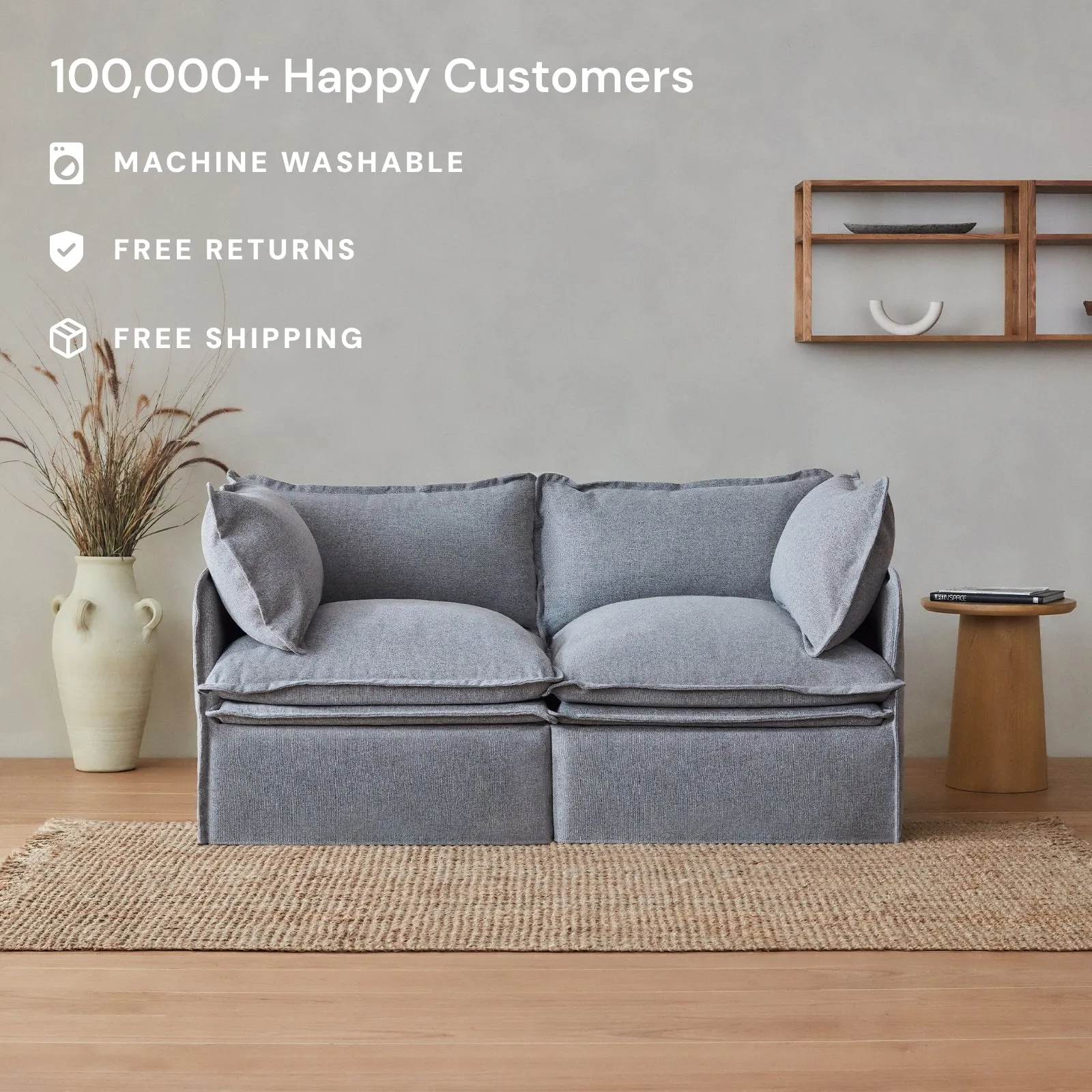 Elevate Comfort Layer for 9-Seater U-Sectional in Sakura