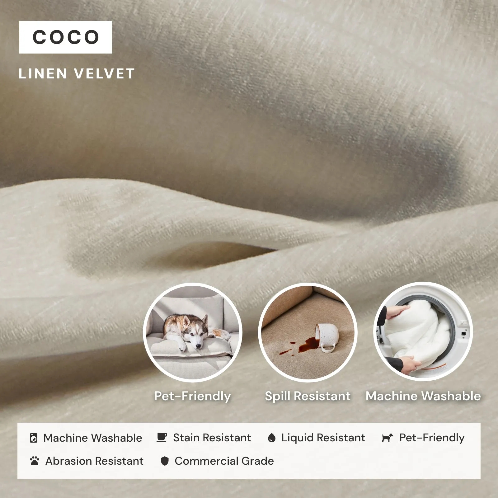 Elevate Comfort Layer for Corner Chair in Coco