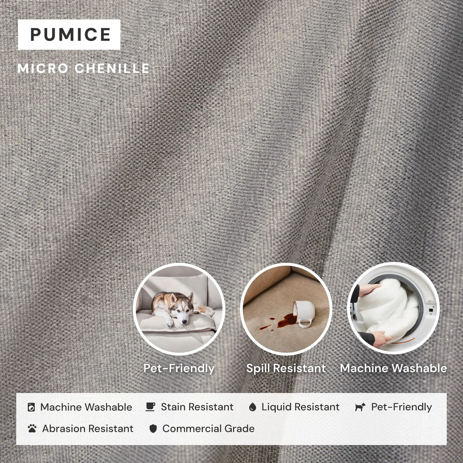 Elevate Comfort Layer for Ottoman in Pumice
