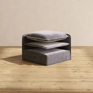 Elevate Comfort Layer Set for 7-Seater U-Sectional | Luxury Velvet in Cinder