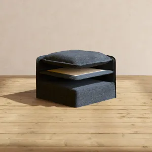 Elevate Comfort Layer Set for 9-Seater U-Sectional   Bench Ottoman | Blended Weave in Indigo