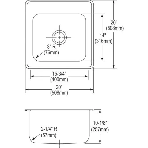 Elkay ESE2020101 Gourmet Sink