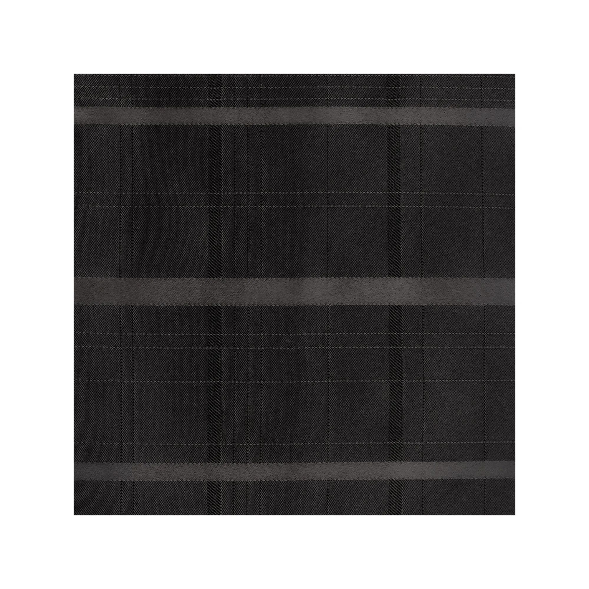 Elrene Home Fashions Elegance Plaid Jacquard Tablecloth - BLACK ONE SIZE