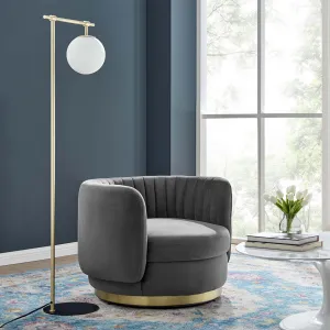 Embrace Tufted Performance Velvet Performance Velvet Swivel Chair by Modway