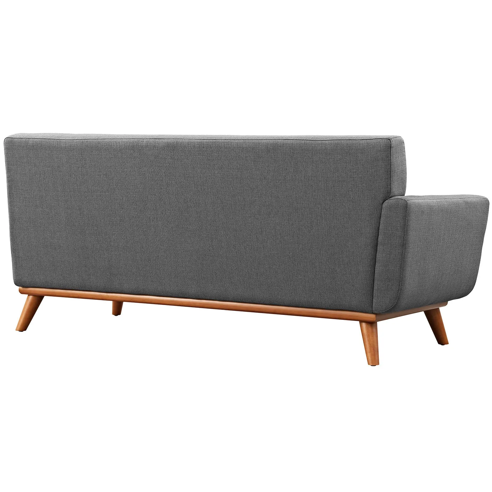 Engage Left-Arm Upholstered Fabric Loveseat by Modway