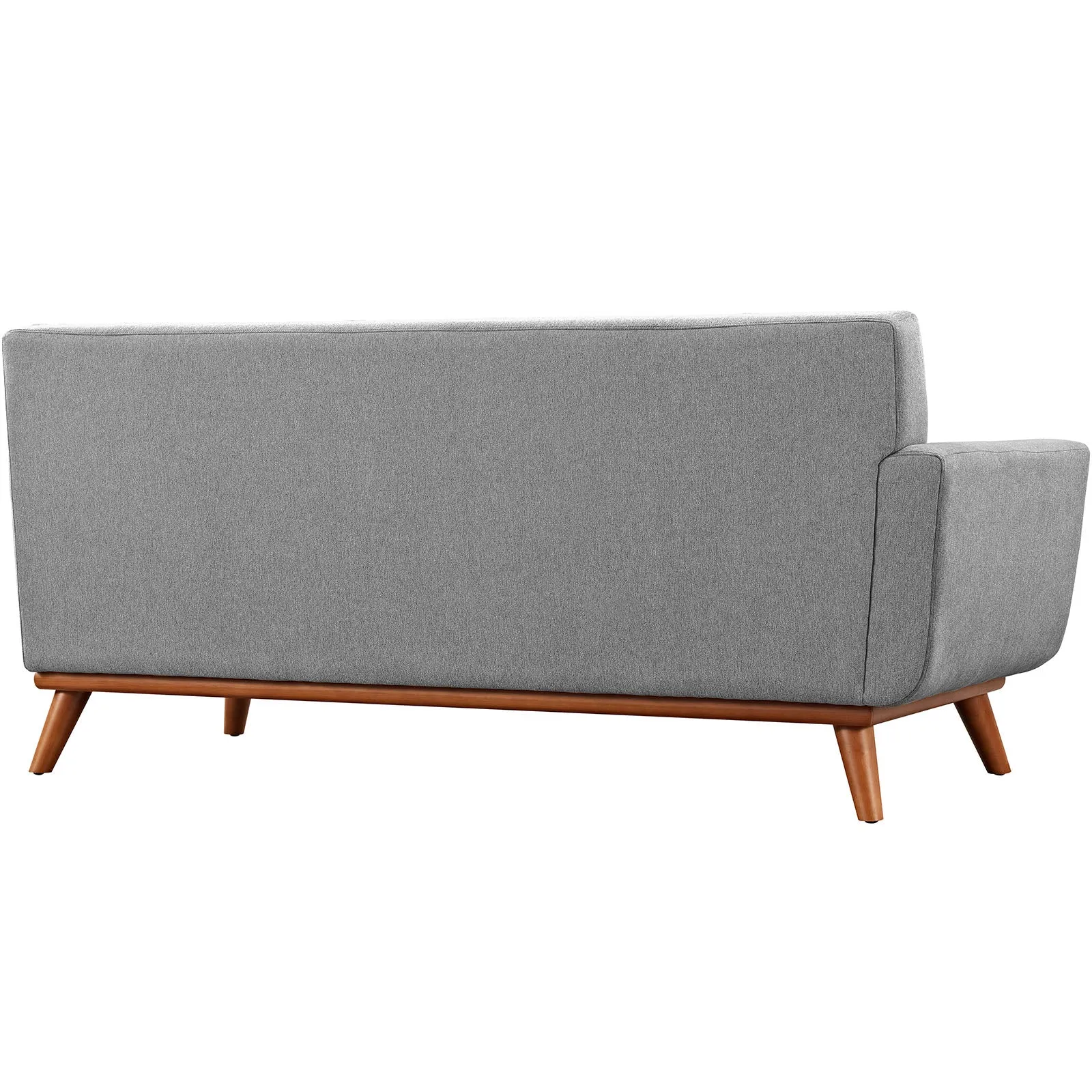 Engage Left-Arm Upholstered Fabric Loveseat by Modway