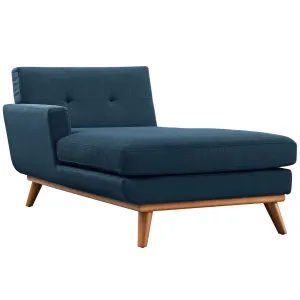 Engage Left-Facing Upholstered Fabric Chaise by Modway
