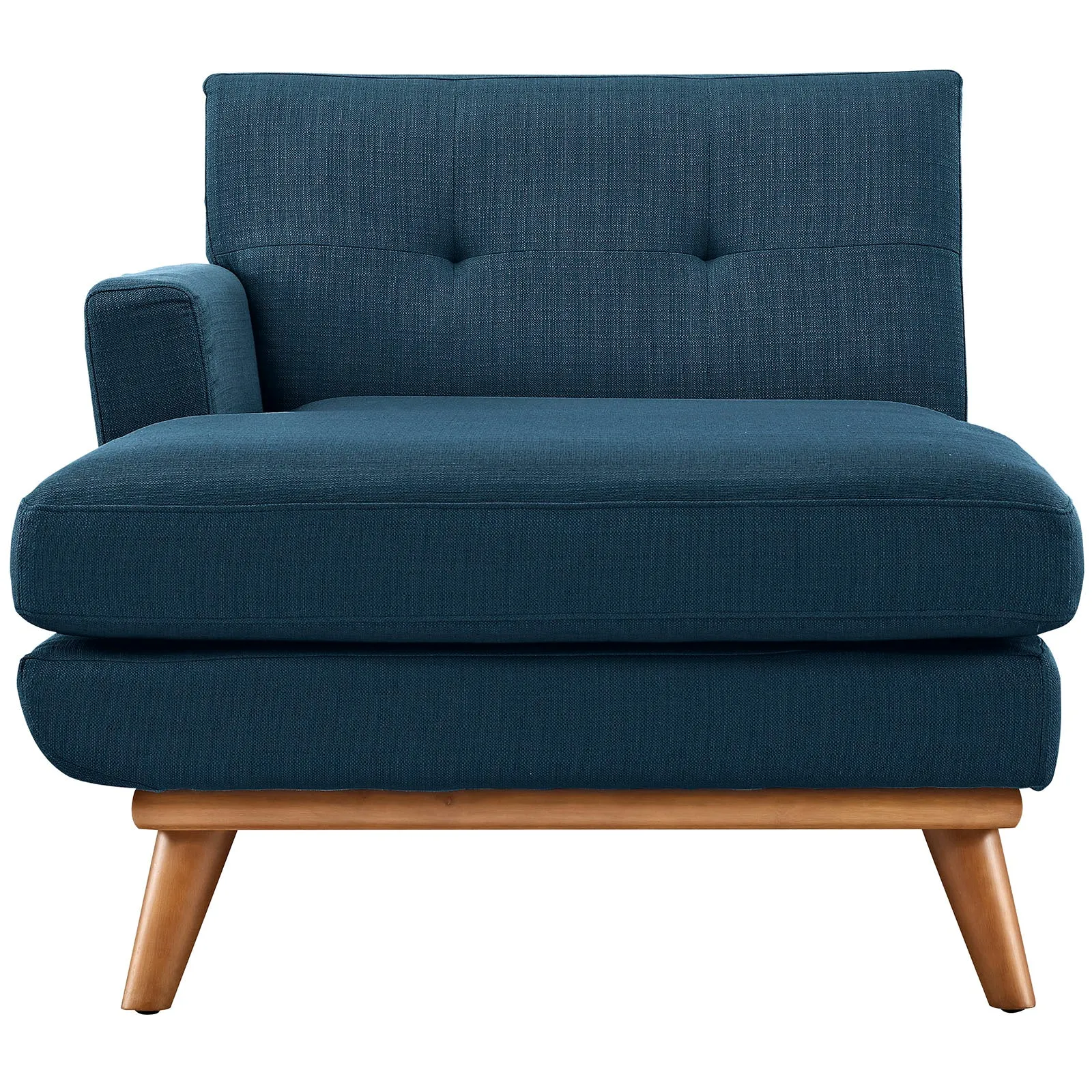 Engage Left-Facing Upholstered Fabric Chaise by Modway