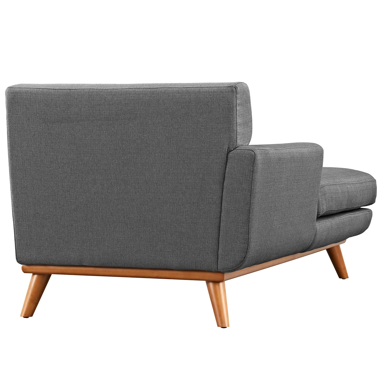 Engage Left-Facing Upholstered Fabric Chaise by Modway
