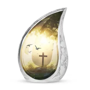 Faith's Anchorage: Jesus Christ Cross Memorial Urn