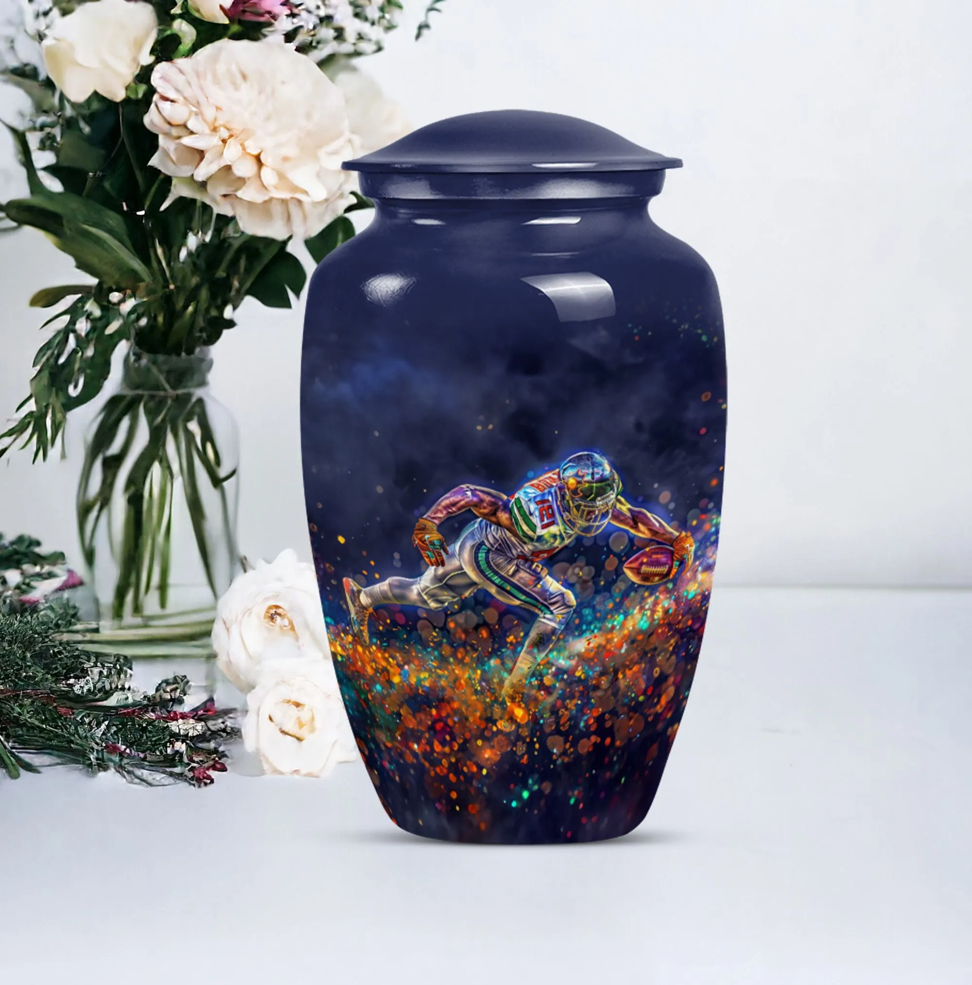 Football Urn - A Loving Medium Memorial Repository