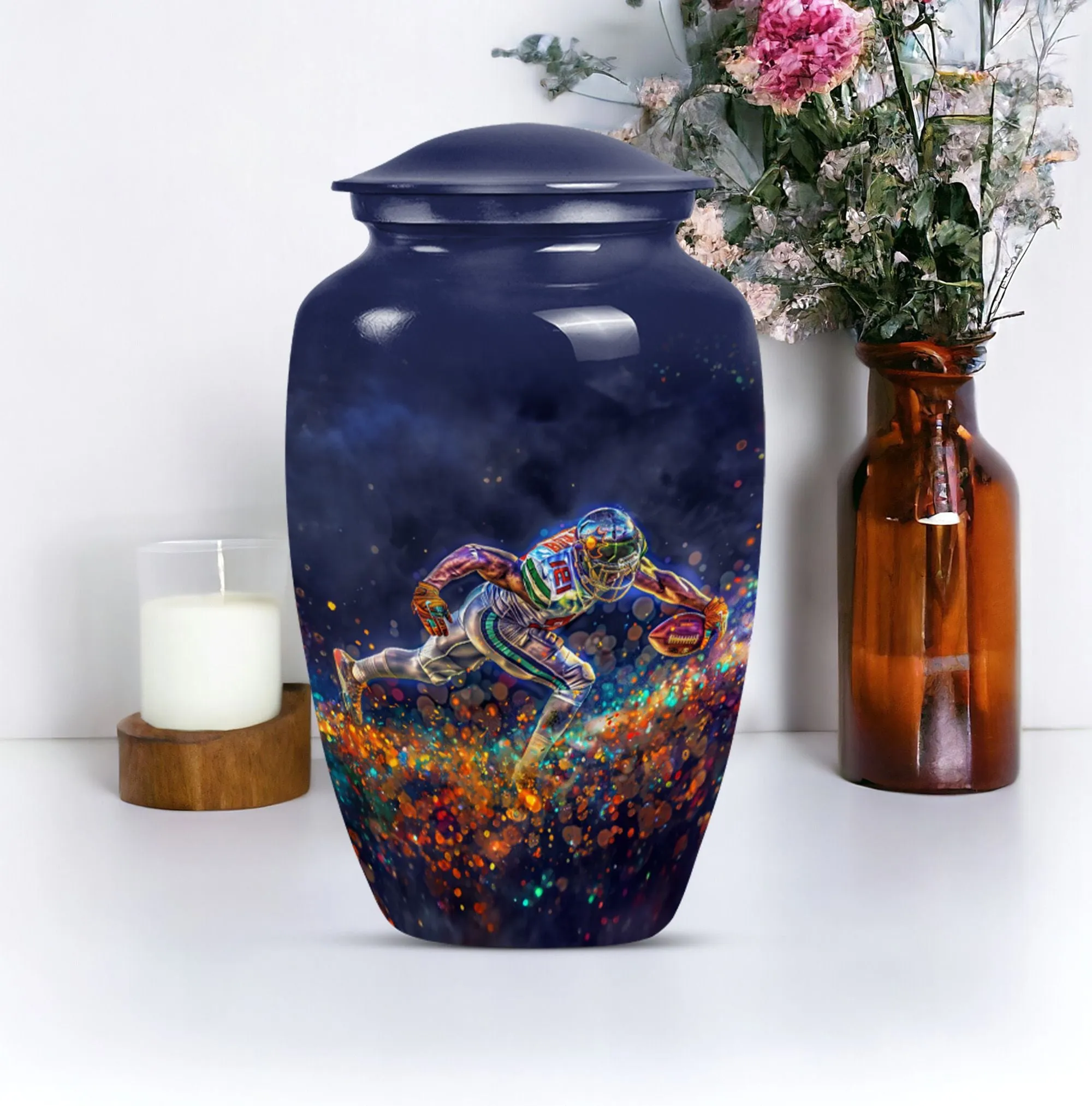 Football Urn - A Loving Medium Memorial Repository