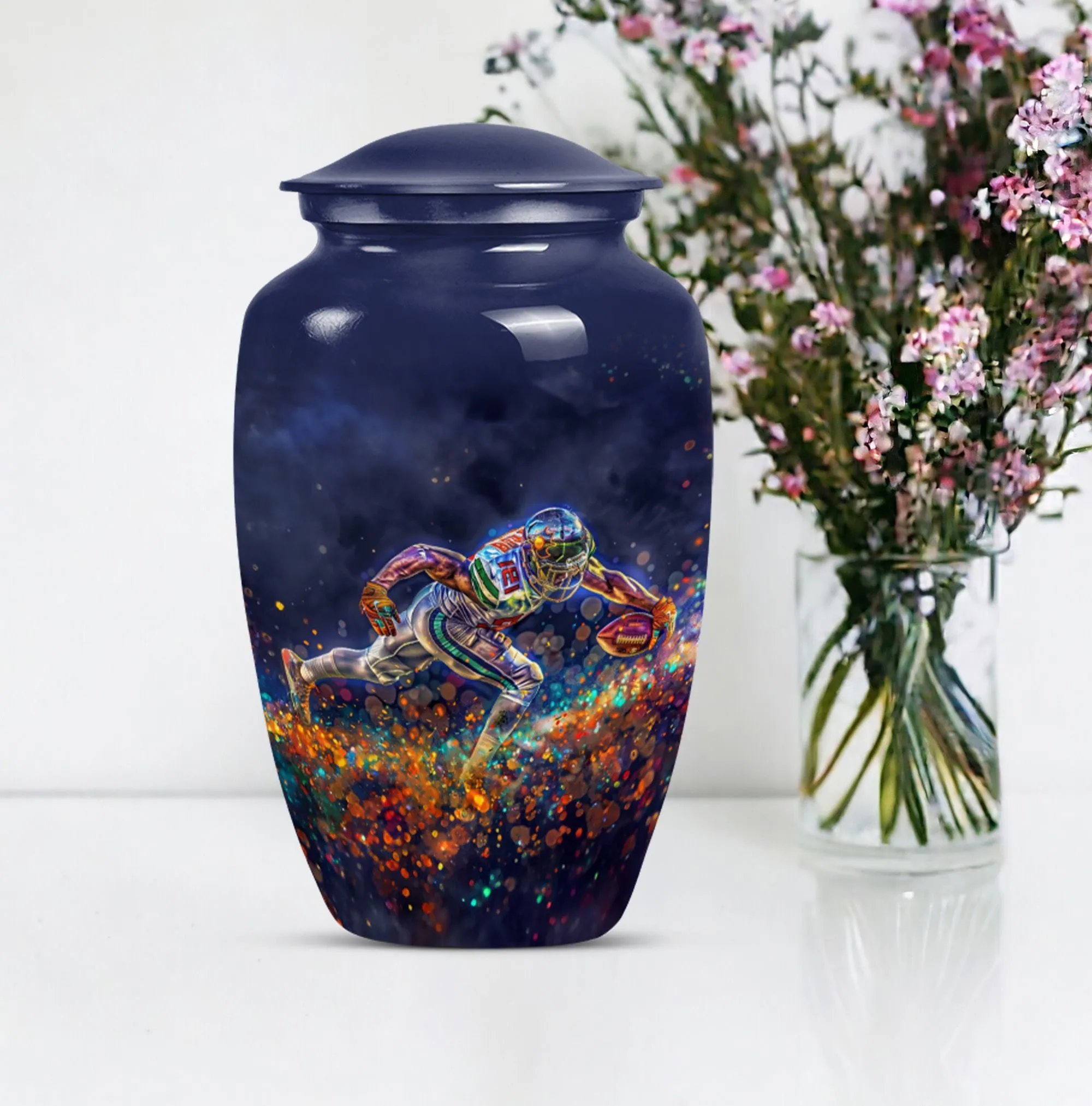 Football Urn - A Loving Medium Memorial Repository
